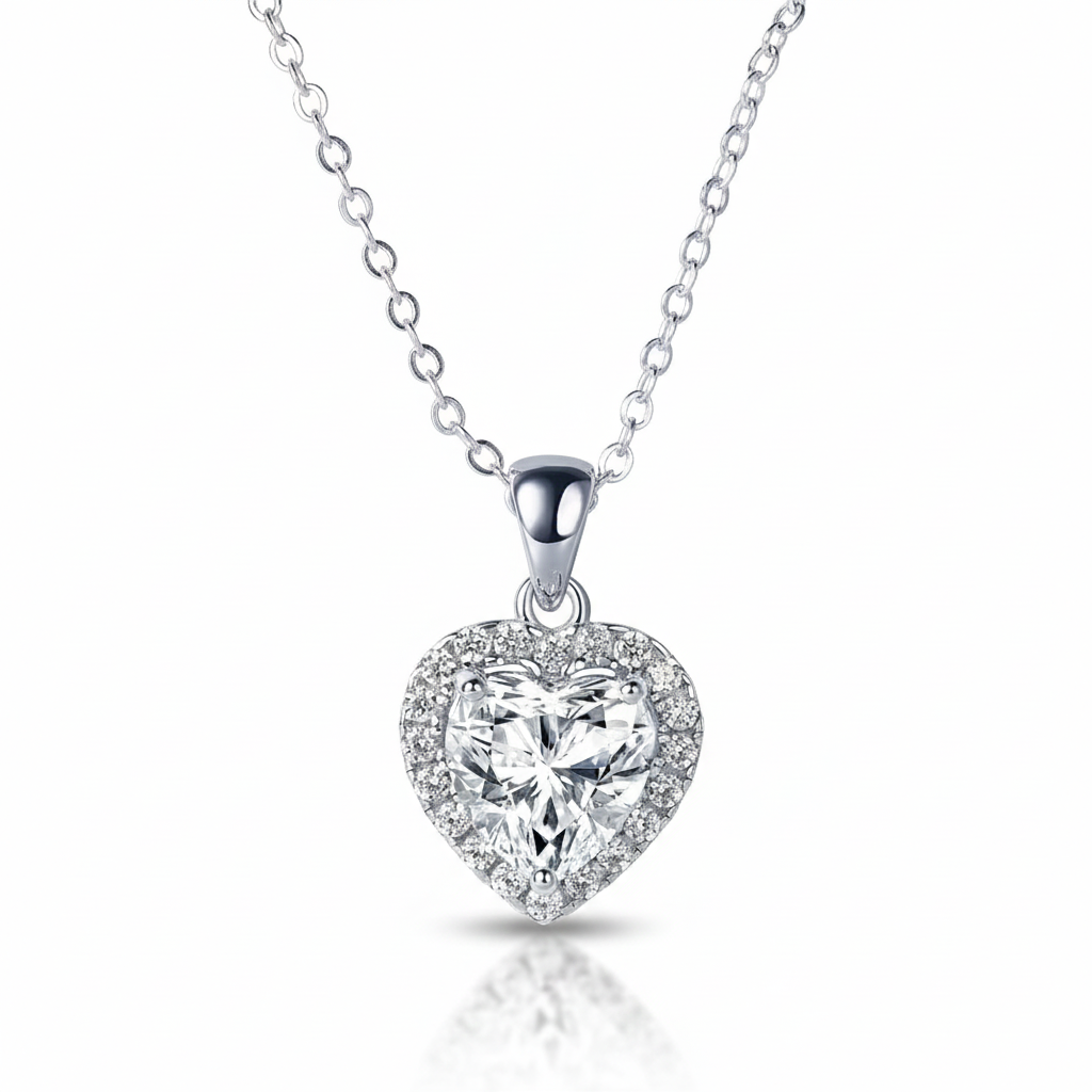 MIRAVIA Heart Cut Pendant Necklace